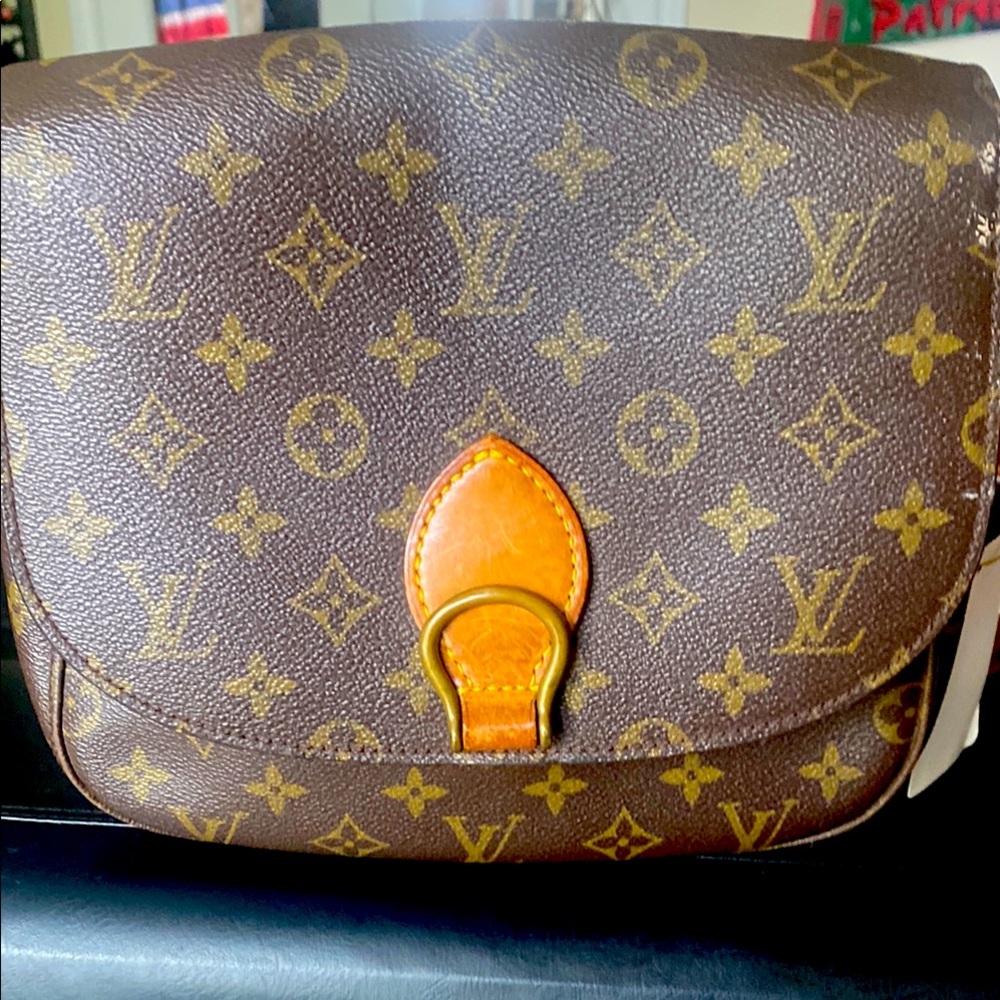 Louis Vuitton Brown and Gold Monogram Crossbody Bag - Picture 1 of 10